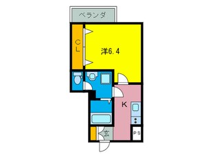 F+style田井城１号館の物件間取画像